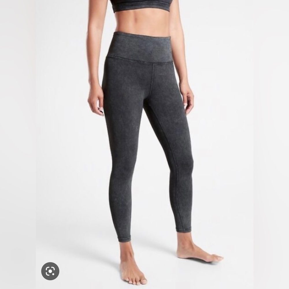 Athleta Black High-Waisted Leggings